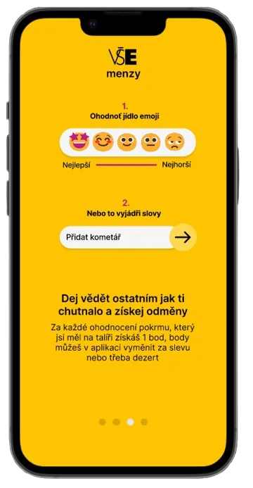 VŠE Menzy – ukázka 4