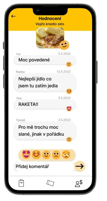 VŠE Menzy – ukázka 7