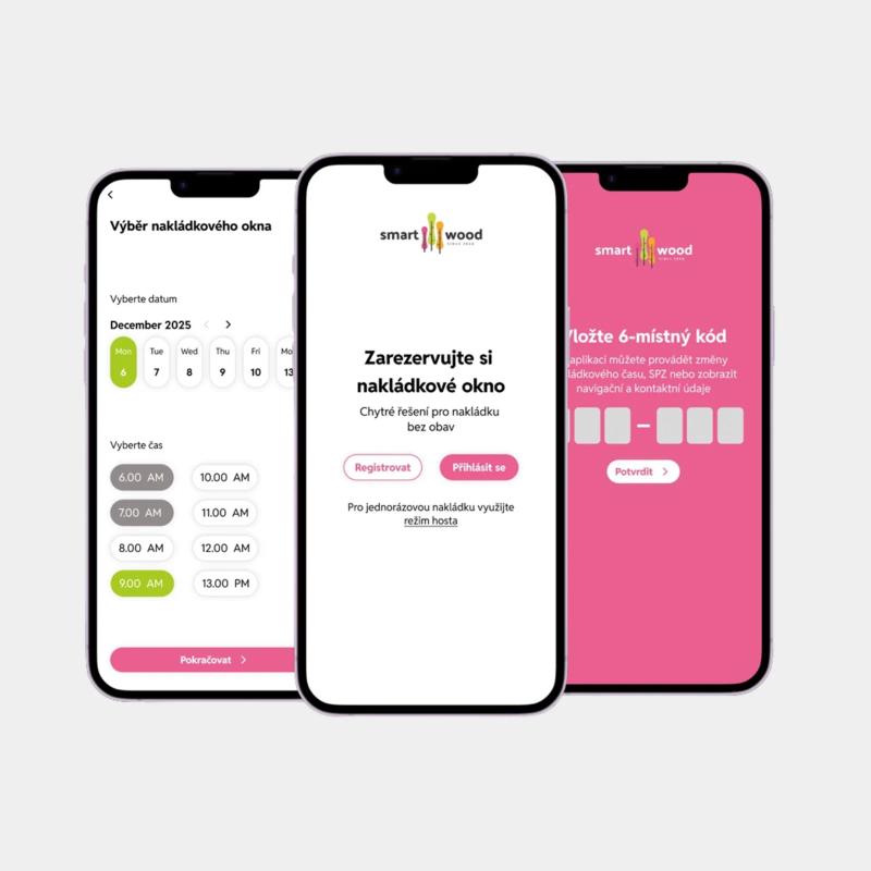 Time slot management pro Smart wood Czech – ukázka 1